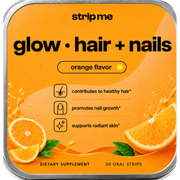 glow · hair + nails